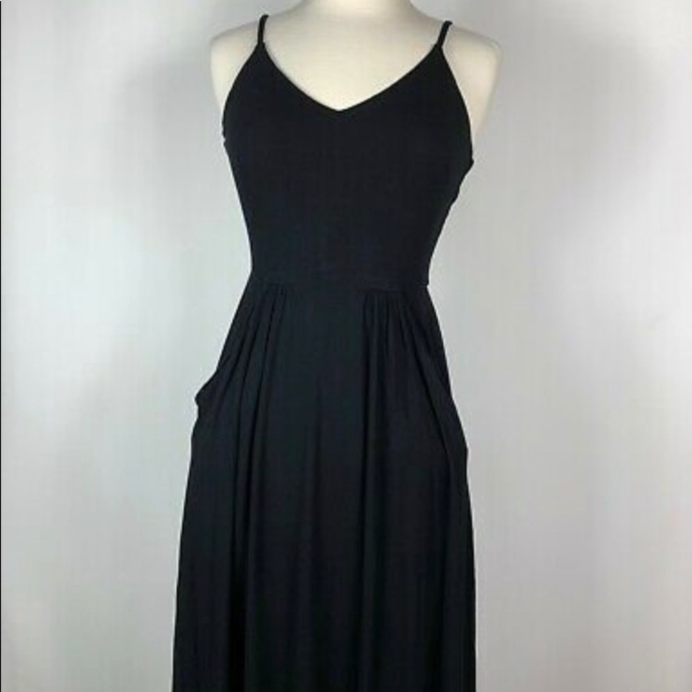 Cynthia Rowley spaghetti strap front pocket dress